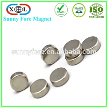 ni round shape n52 10mm by 5mm neodymium magnet